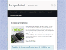 Tablet Screenshot of das-eigene-fotobuch.info